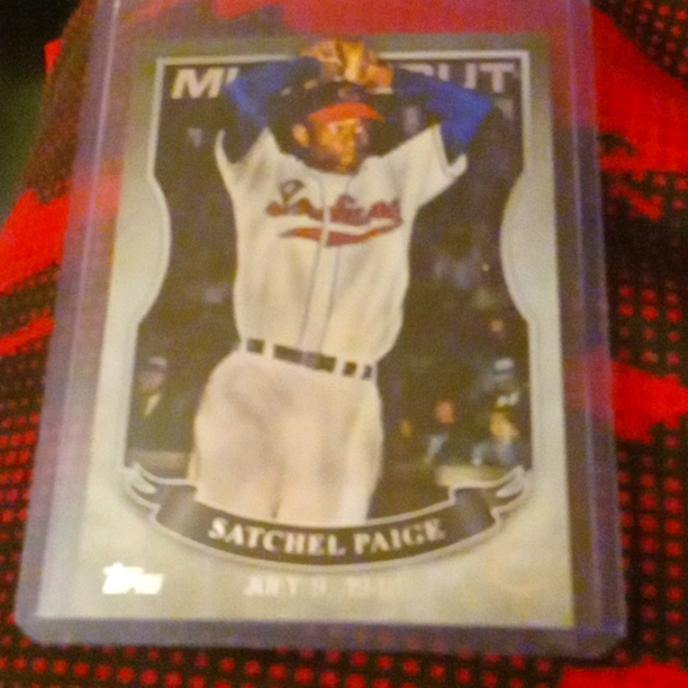 Retro Satchel Paige ML Debut card